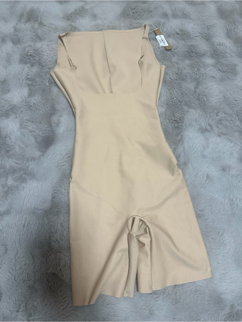 SKIMS BODY CS BACK SMOOTHING OPEN BUST BODYSUIT Size Small Clay